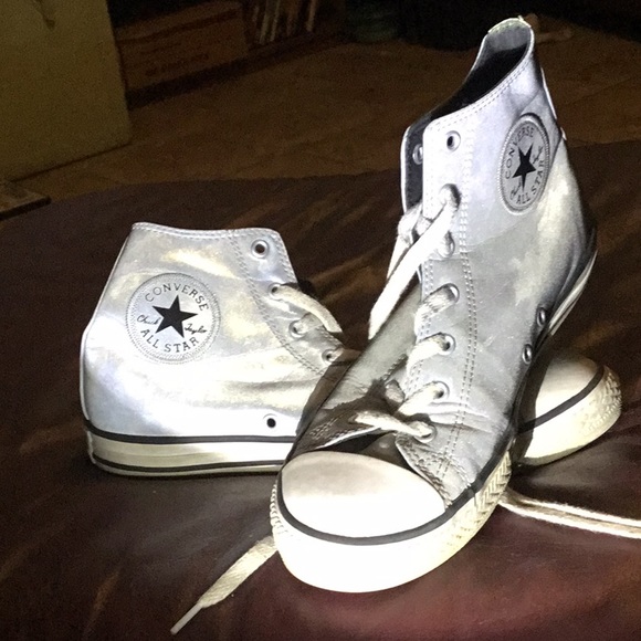 reflective converse shoes